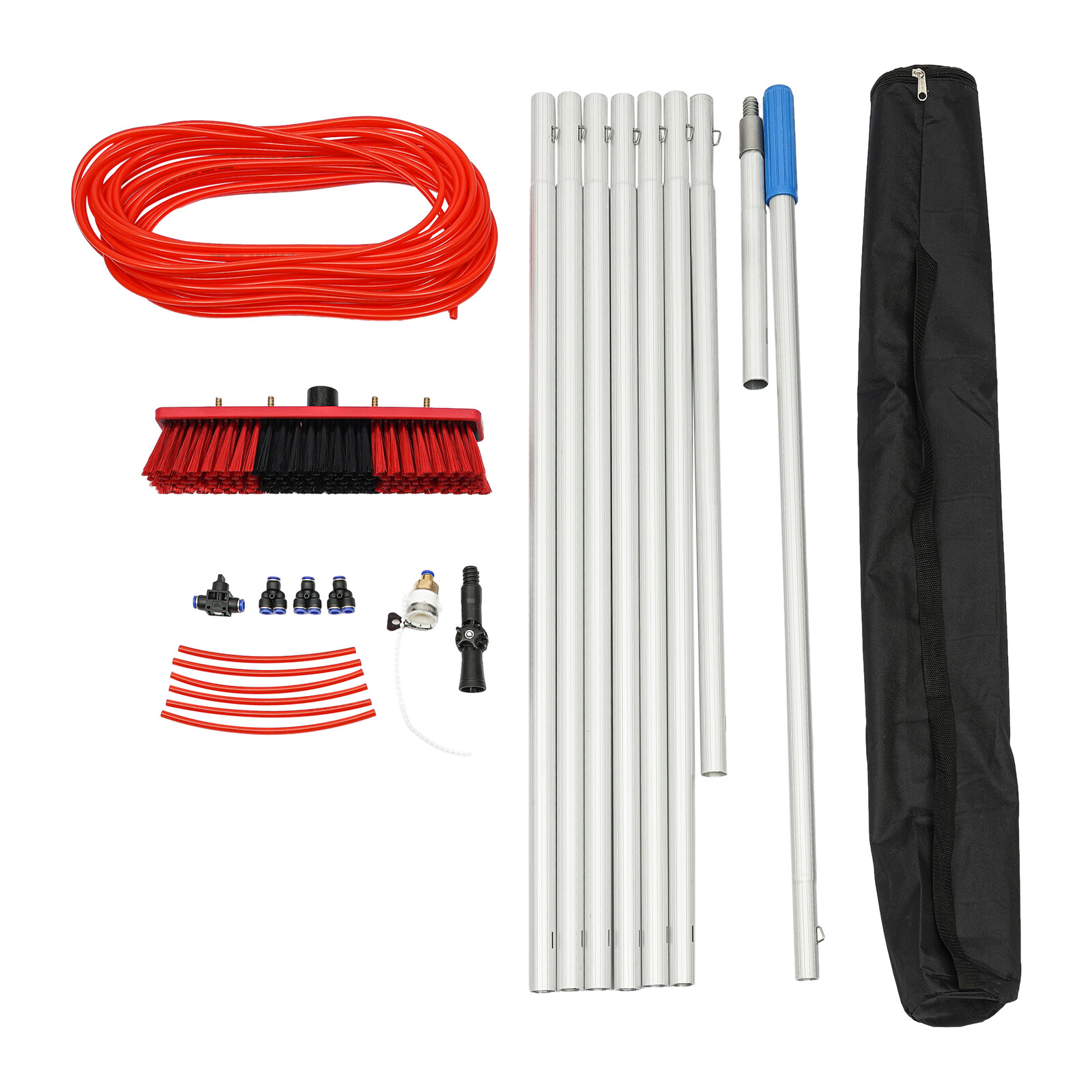 26ft Water Fed Pole Kits Window Cleaner Water Fed Brush For Window Cleaning