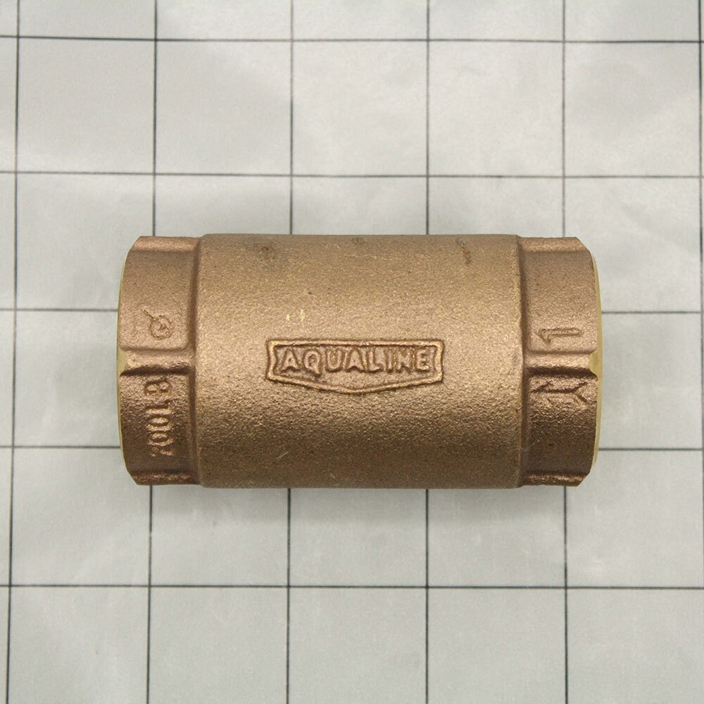 Thrifco 6415401 1/2 Inch Threaded Brass Swing Check Valve