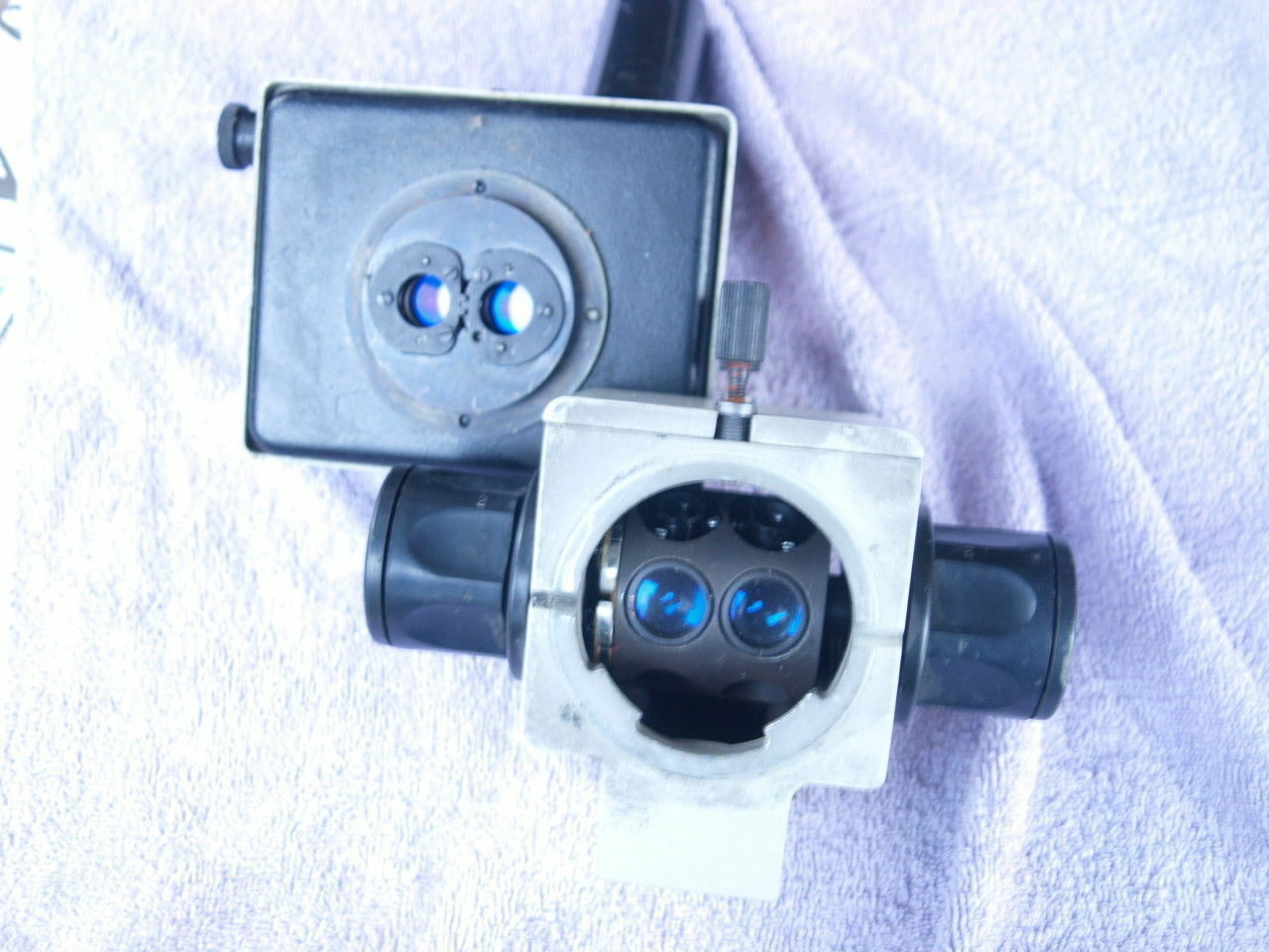 VINTAGE RARE USSR SOVIET STEREO MICROSCOPE MBS-10 МБС-10 MAIN UNIT