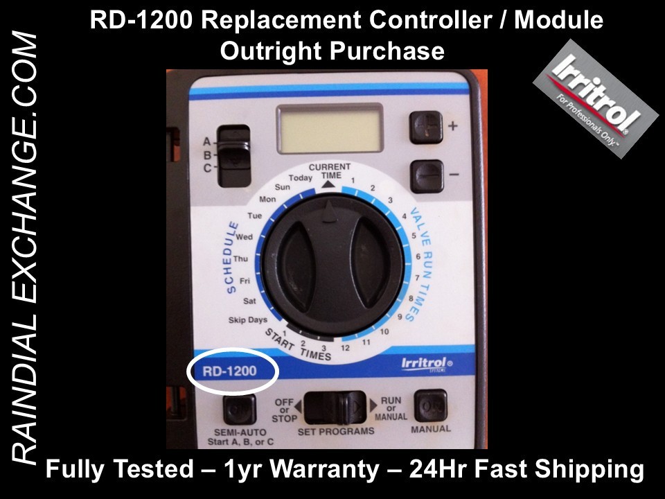 Irritrol / Hardie Rain Dial RD-1200 Module - Fst Shp - TESTED - *1yr WARRANTY*