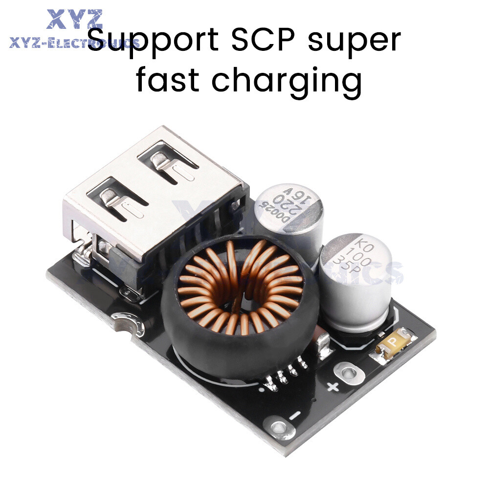 QC36W Fast Charging Module 12V24V to USB Charging Support QC3.0 2.0 AFC SCP
