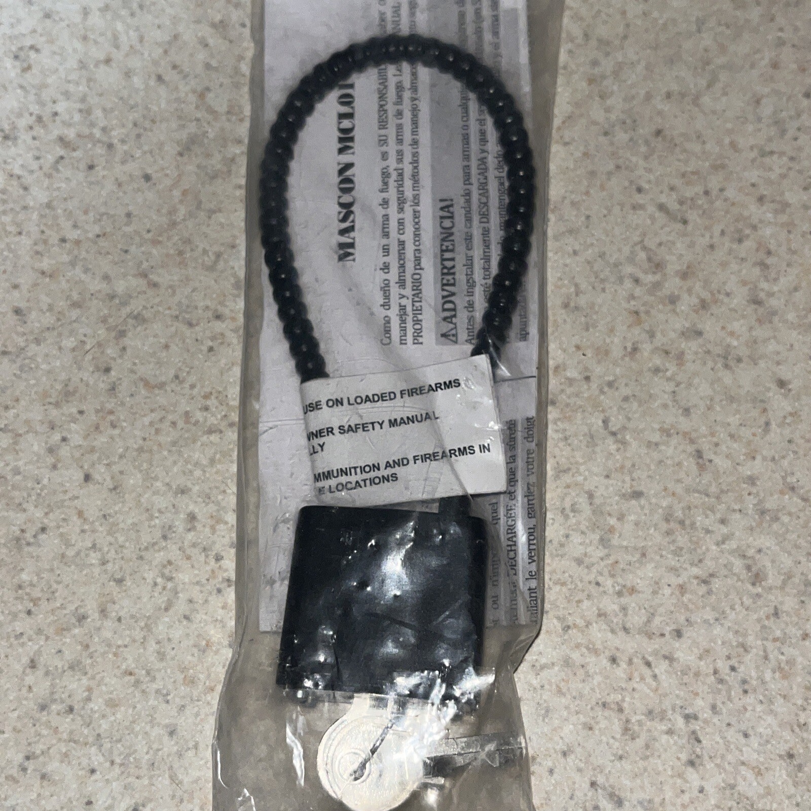 Mascon MCL01 Firearms Gun Lock and 2 Keys Pistol Rifle Shotgun revolver NEW