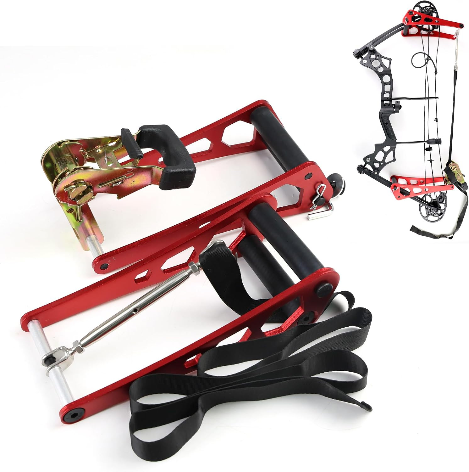 Bow Press Universal Compound Bow Portable Archery Aluminum Alloy Bow Vise String