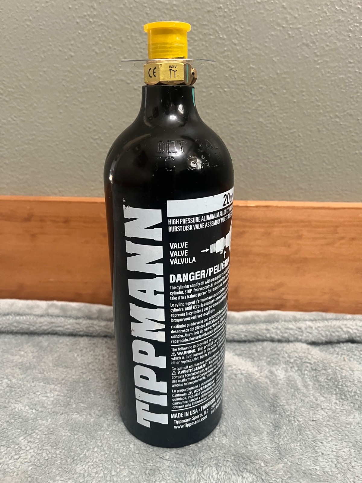 New Unused Tippmann 20 Oz CO2 Tank