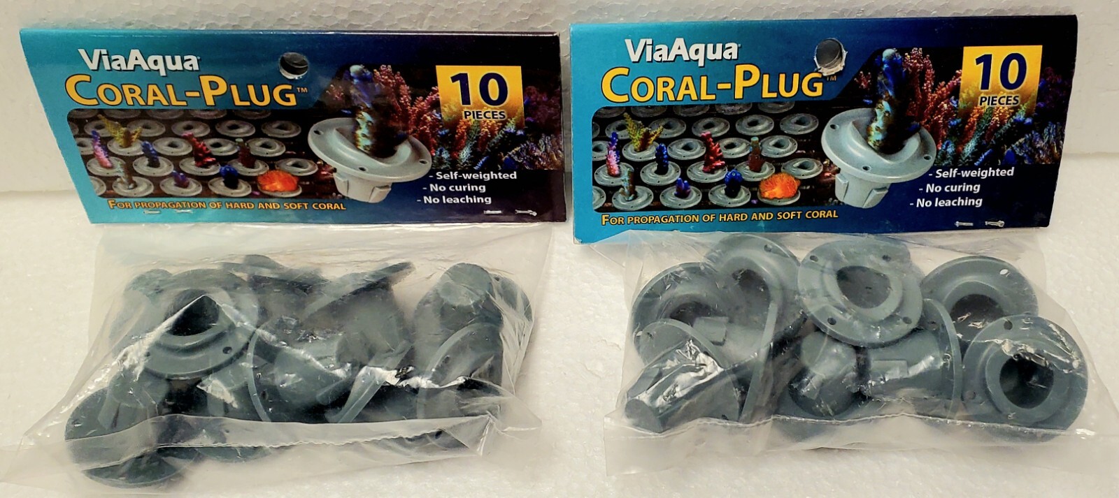 ViaAqua CORAL REEF FRAG PROPAGATION PLUGS ( 2 bags of 10 pieces each )