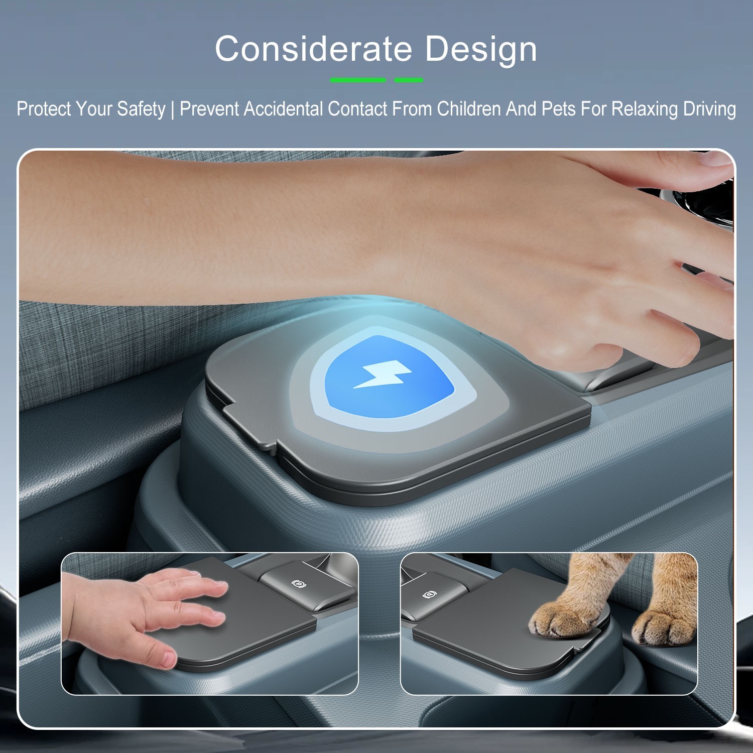 Central Control Switch Button Cover Compatible with 2022-2026 Ford Maverick