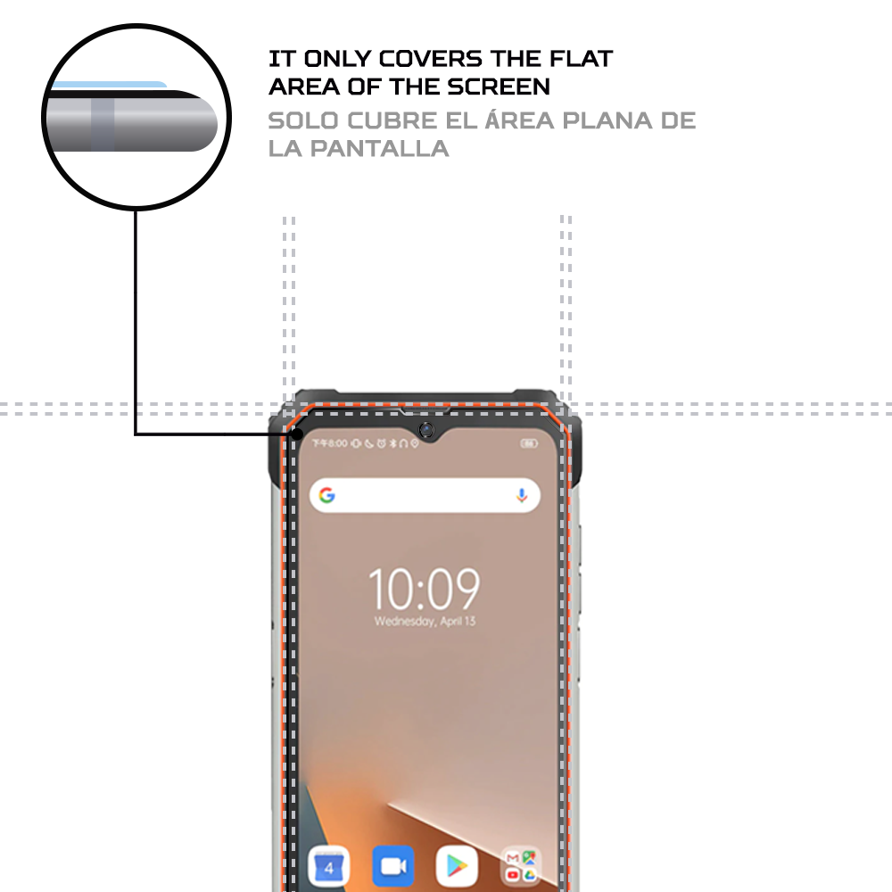 ANTISHOCK Screen protector for Blackview BL8800 Pro 5G