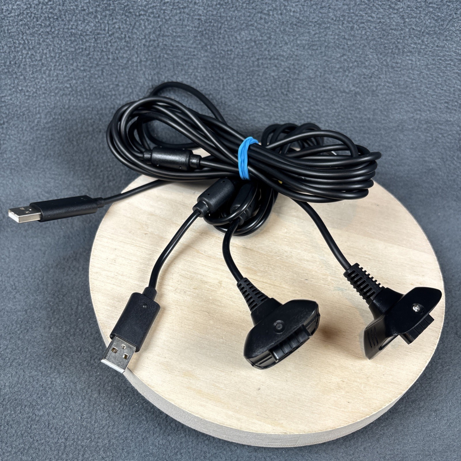 2x XBOX 360 Play & Charge Kit Charging Cable - Tested