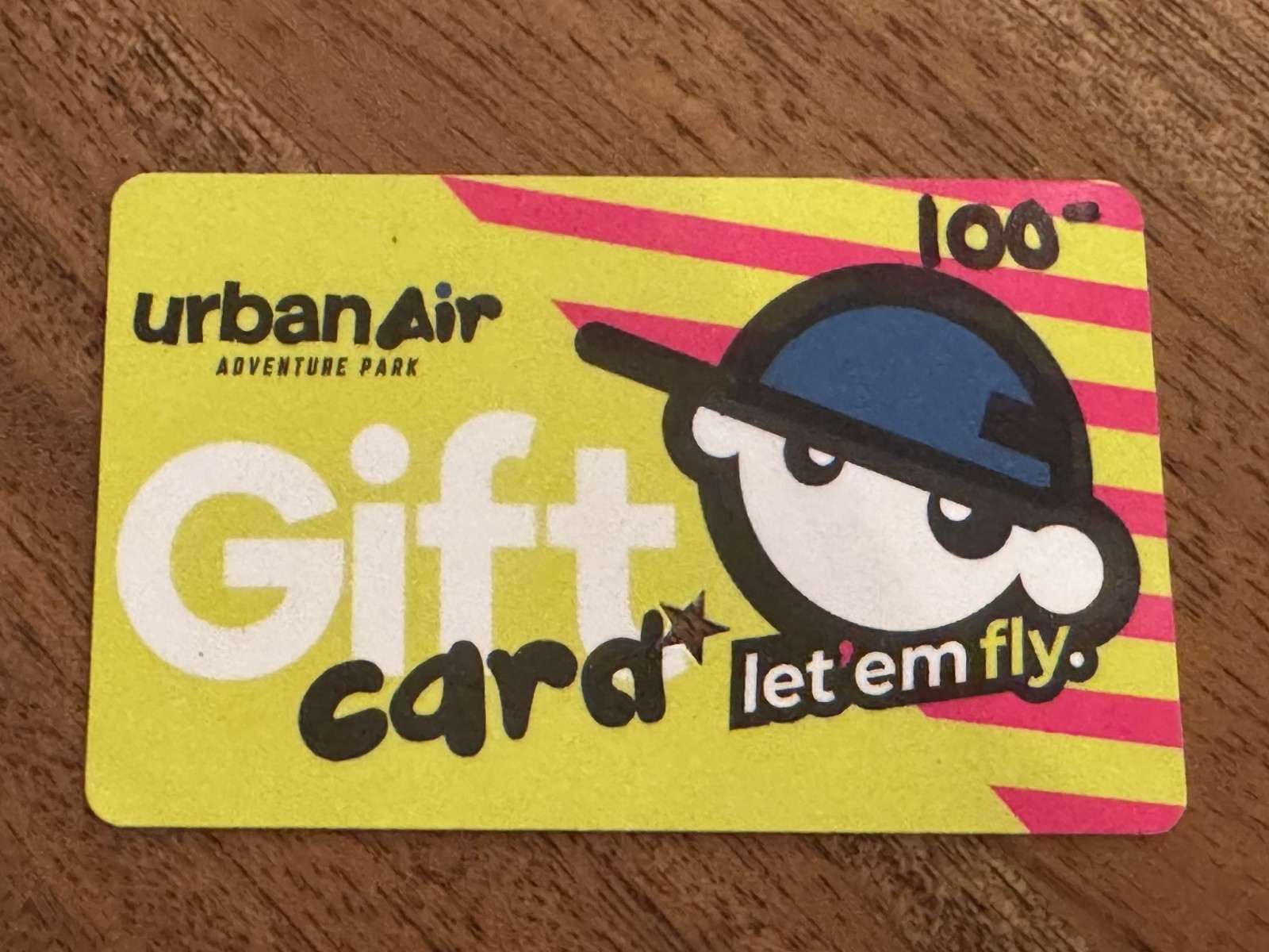 $100 Urban Air Adventure Park Gift Card- Hudson Oaks, TX Location FREE SHIPPING!