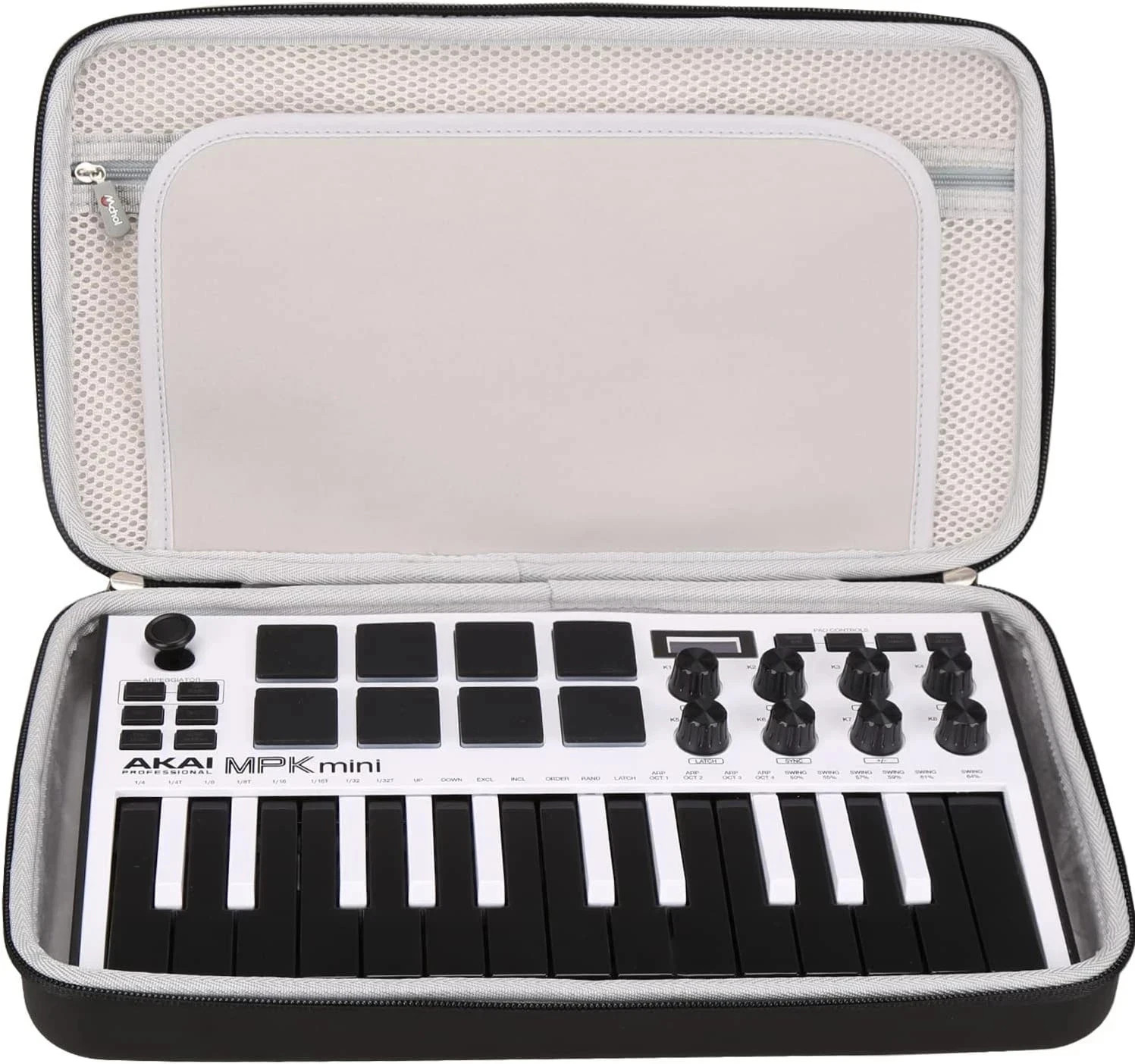 Hard Portable Case with AKAI Professional MPK Mini MK3 / AKAI Professional Fi...