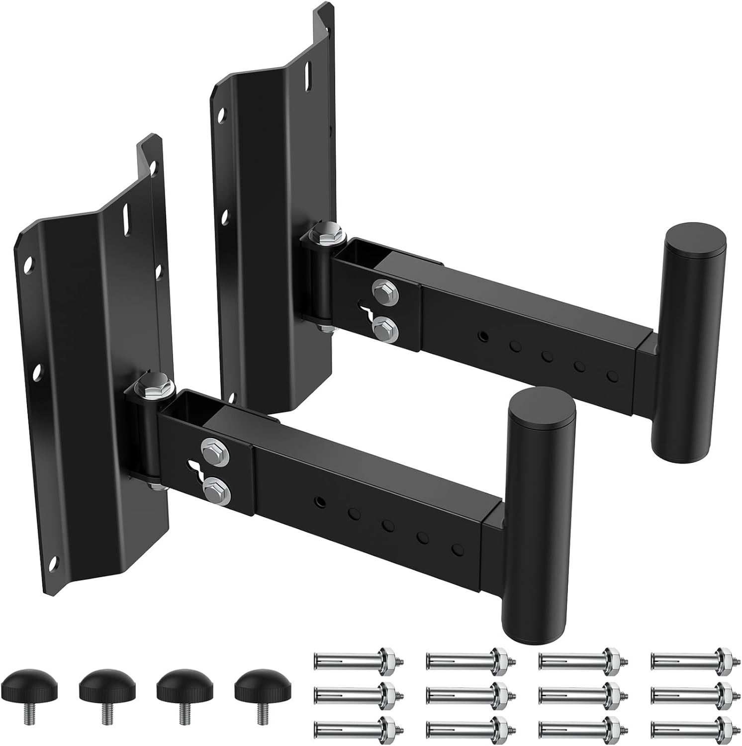 Speaker Wall Mount Heavy Duty Adjustable for 4Positions& 180° Rotation PA Speake