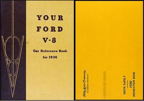 1936 Ford Car and Pickup Truck Owners Manual Package with Envelope 36 Reference