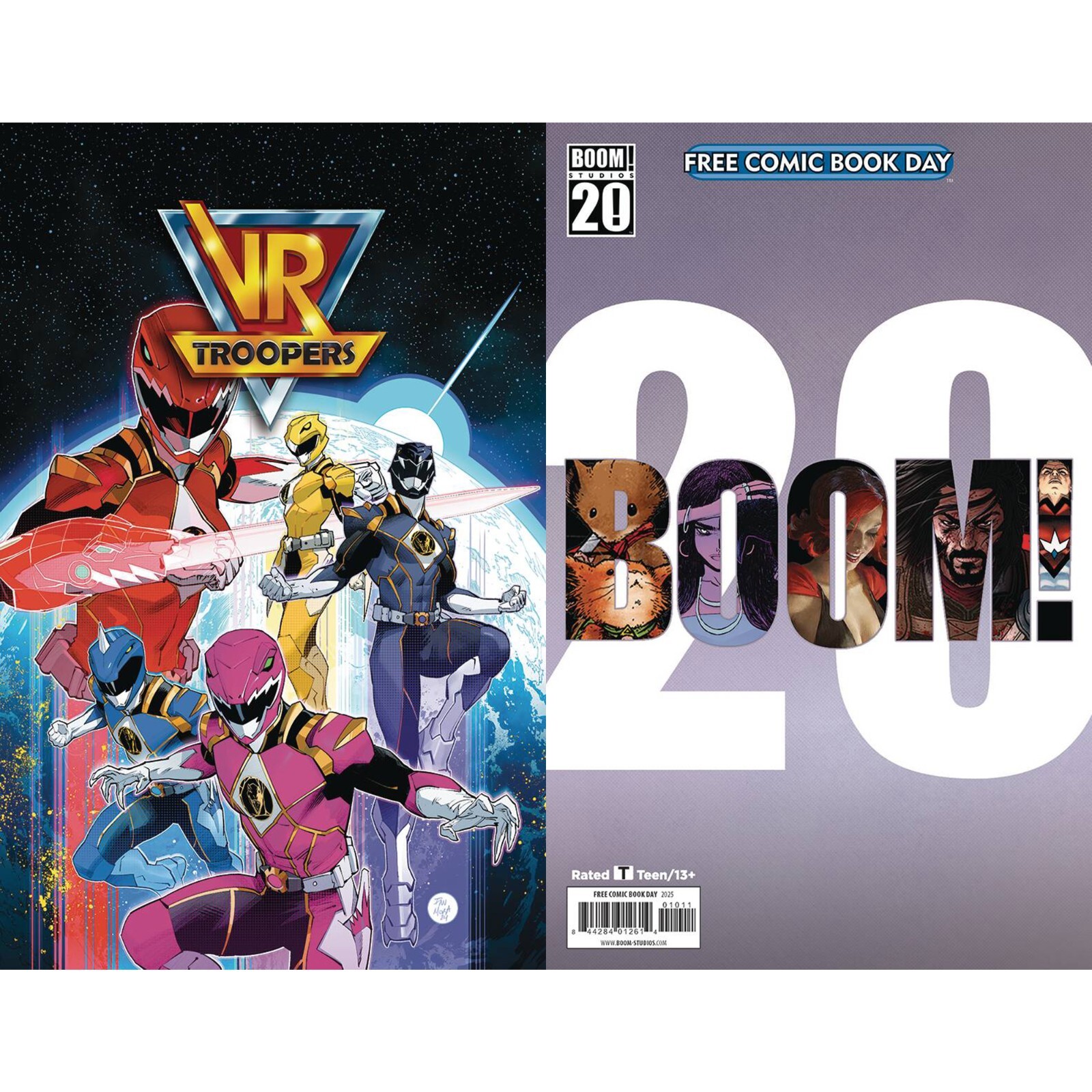 FCBD 2025 BOOM! Studios Power Rangers Prime FULL SET