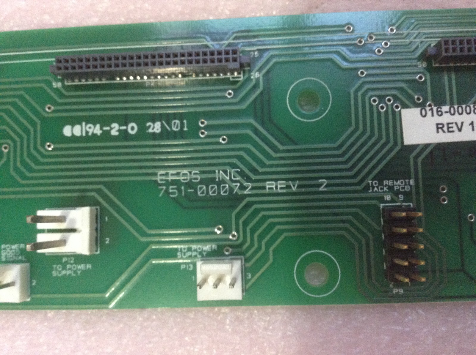 EFOS 751-00072 Board D 016-90081