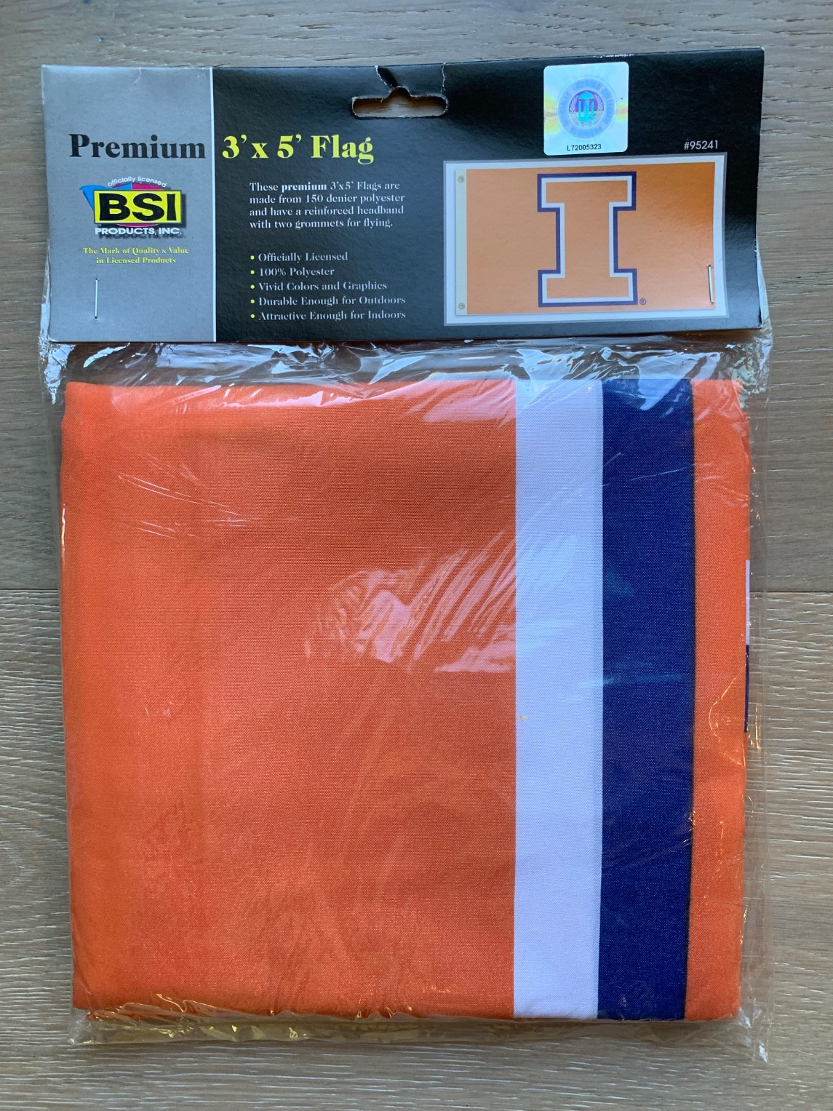 University of Illinois Fighting Illini 3x5 Flag Banner Metal Grommets NEW
