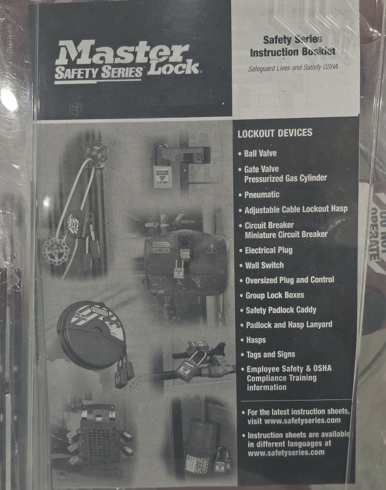 *NEW* MASTER LOCK 1458VE410 Portable Kit Filled Elec/Valve Missing (2) 410RED