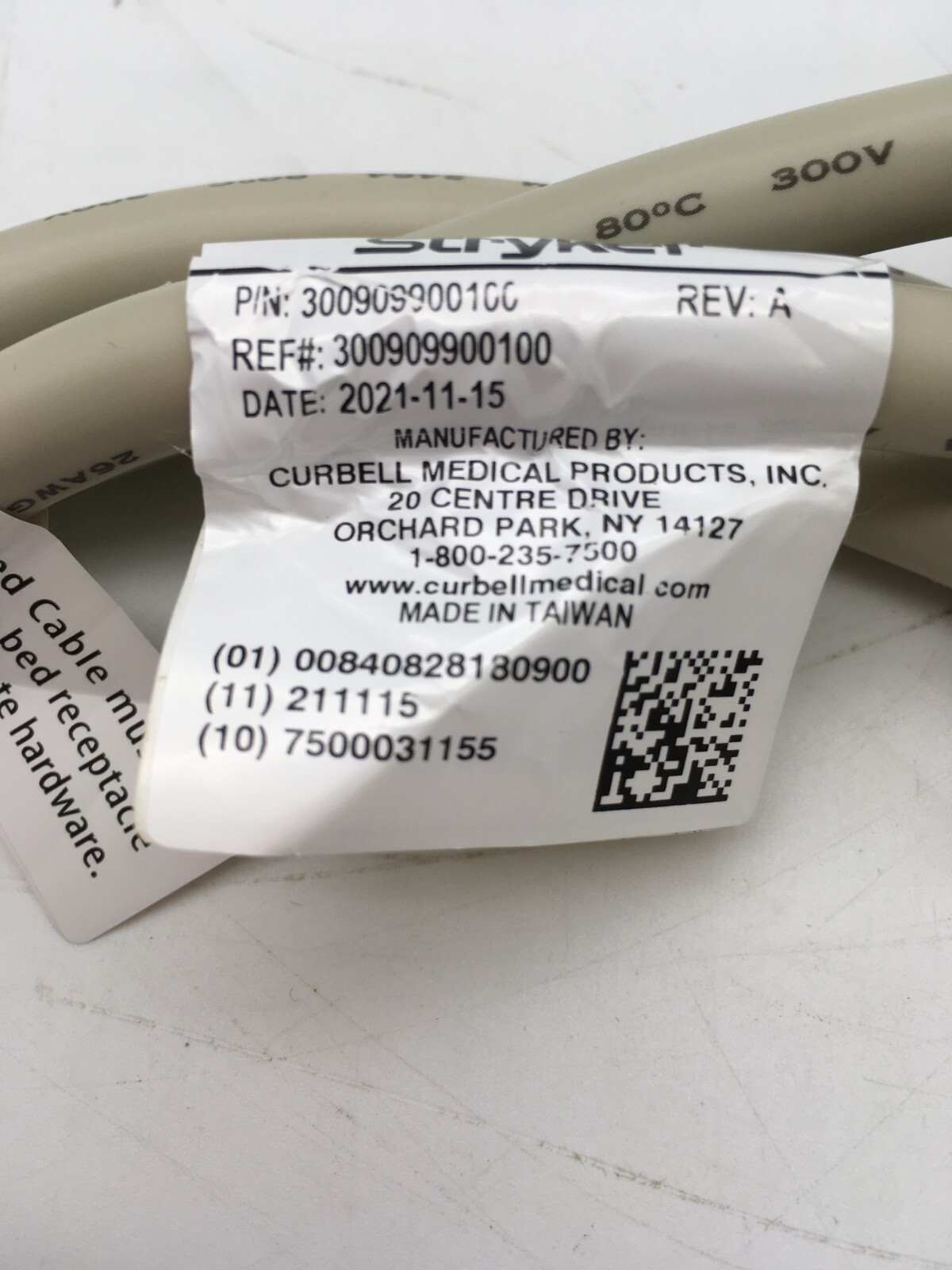 8 FT 37 PIN BED COMMUNICATION CABLE