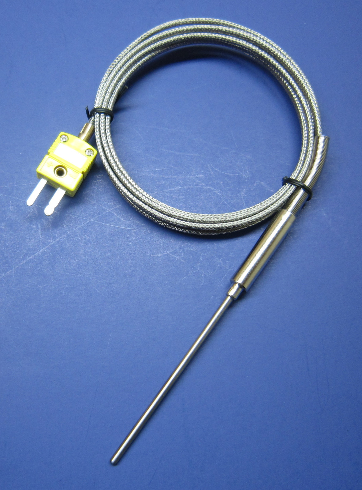 400℃ K-type Thermocouple Sensor High Temperature Stainless Steel Insertion Probe