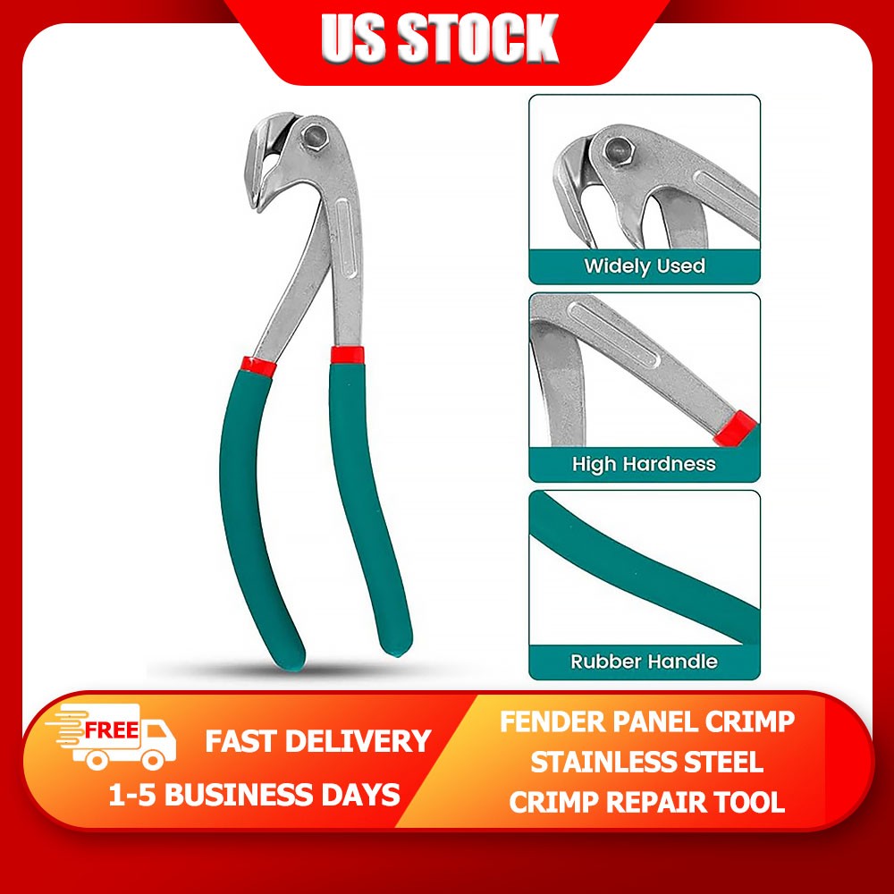 1PC Car Fender Panel Leaf Edge Pliers Dent Paint Non-Damaged Crimp Repair Tool
