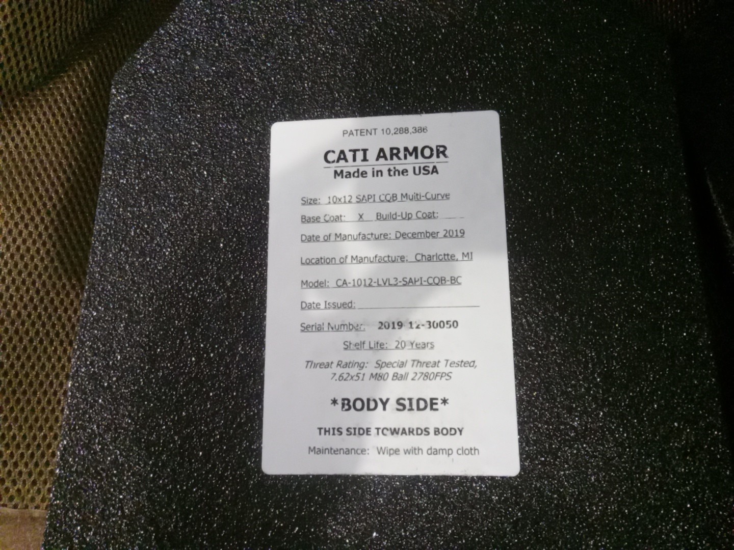 Body Armour