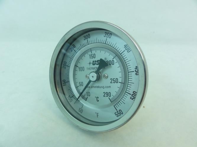 182372 New-No Box; USG 415091 Bimetallic Thermometer; 3" Size