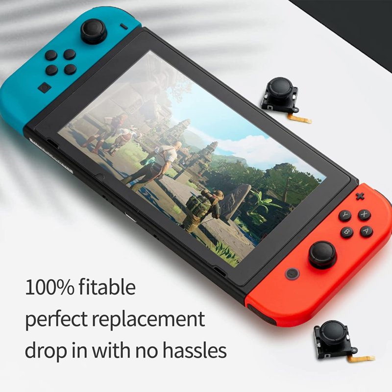 Gulikit Switch Joystick Replacement,No Drift, Hall Thumb Stick for Switch Joycon