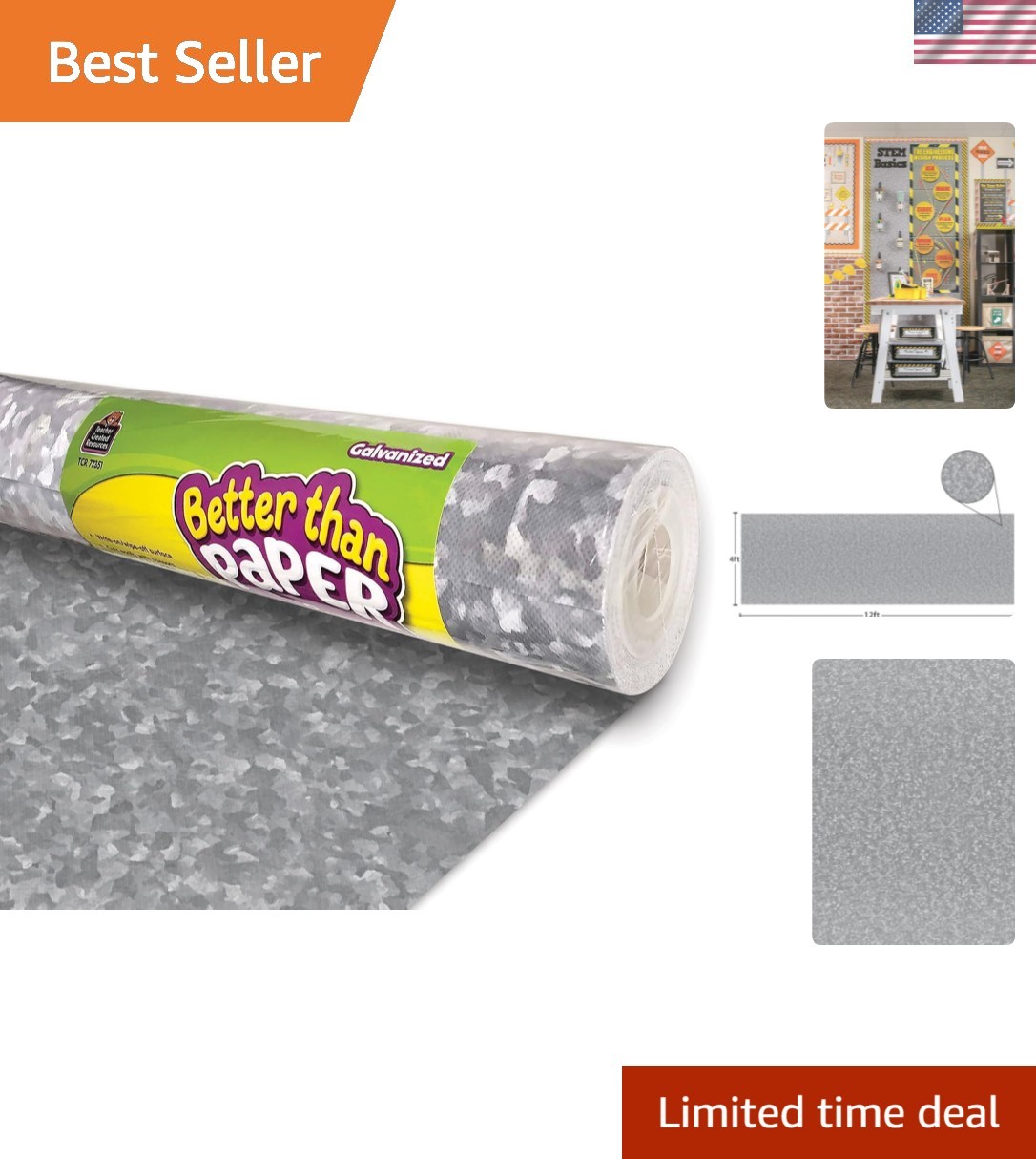 Galvanized Metal Better Than Paper Bulletin Board Roll