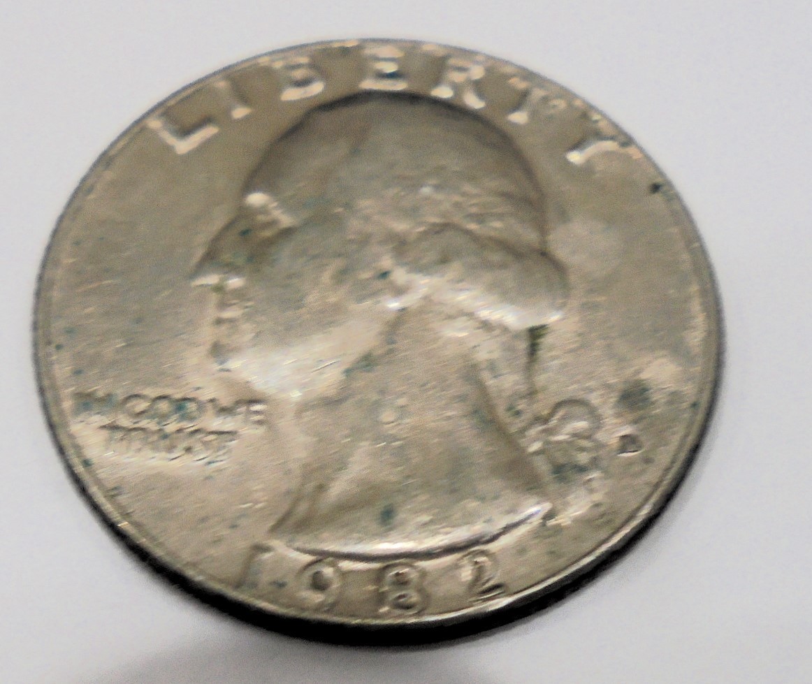 NICE 1982 d  Washington Quarter #186 AS SHOWN