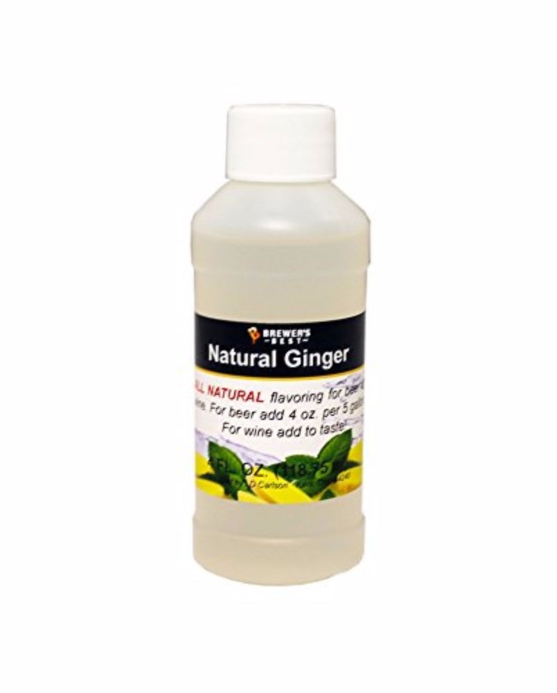 Brewer's Best Natural Beer and Wine Fruit Flavoring (Ginger)