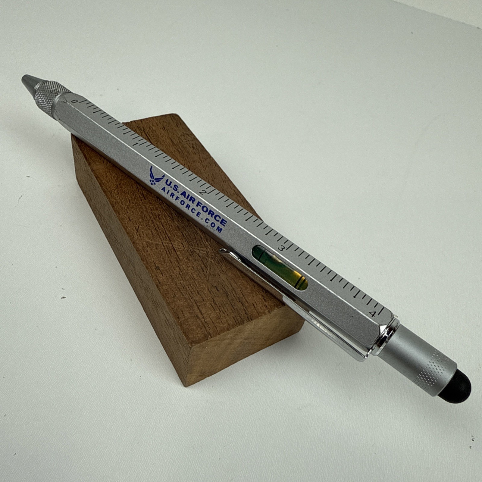 U S Air Force Tooling Pen Multi-Purpose Tool Silver Color Pen Screwdriver