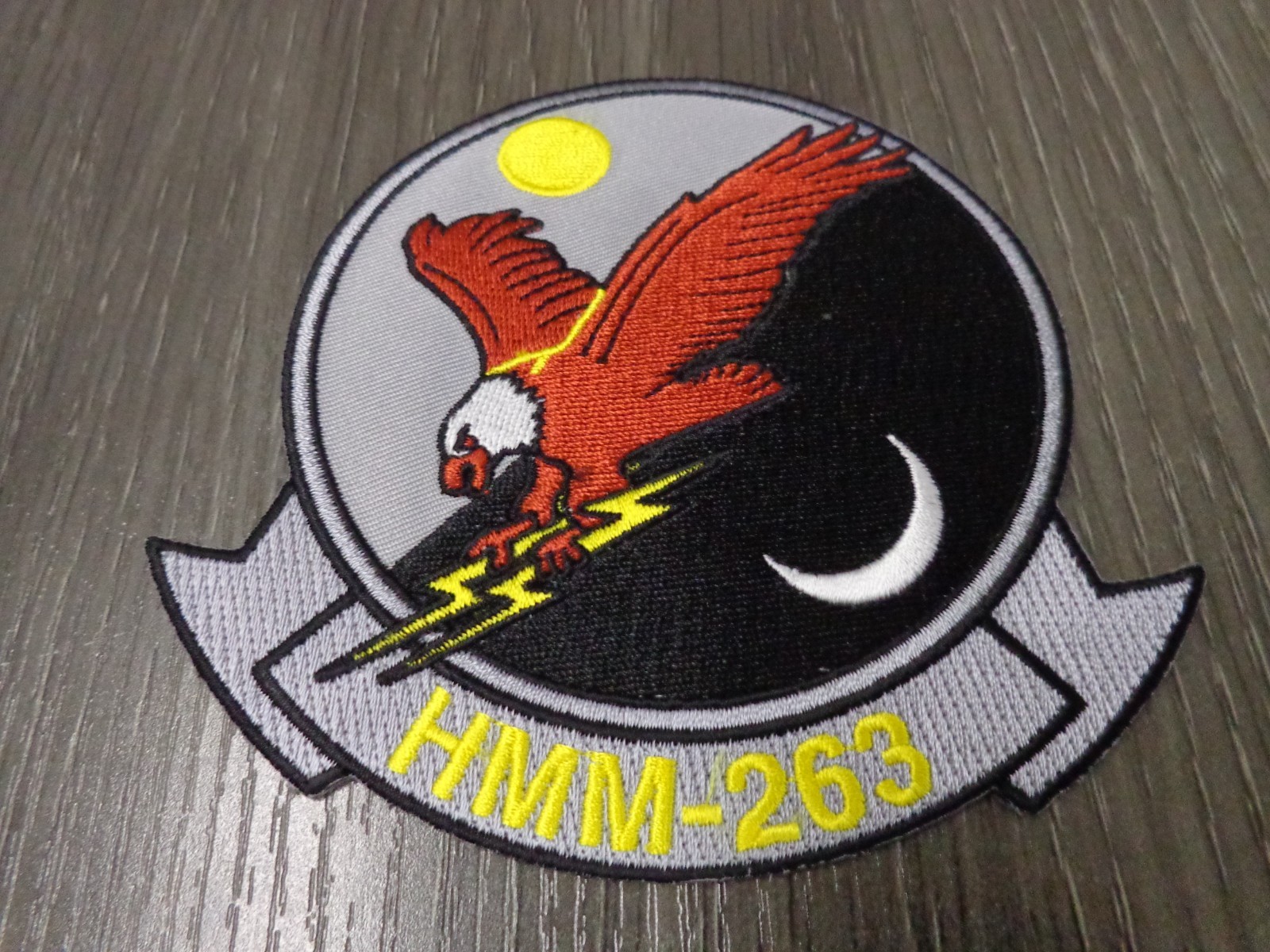 4.5 INCH USMC US Marine Corps HMM-263 US Made Patch COLOR NEW