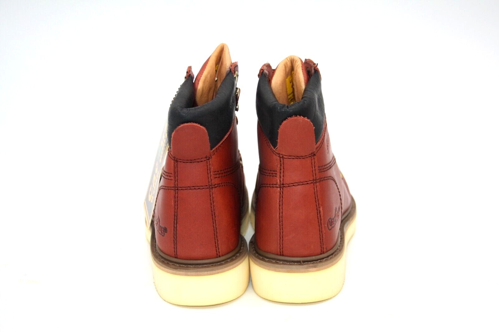 MEN'S CACTUS FOOTWEAR 644M+ BURGUNDY OIL RESISTANT WORK MAXIUM COMFORT BOOT