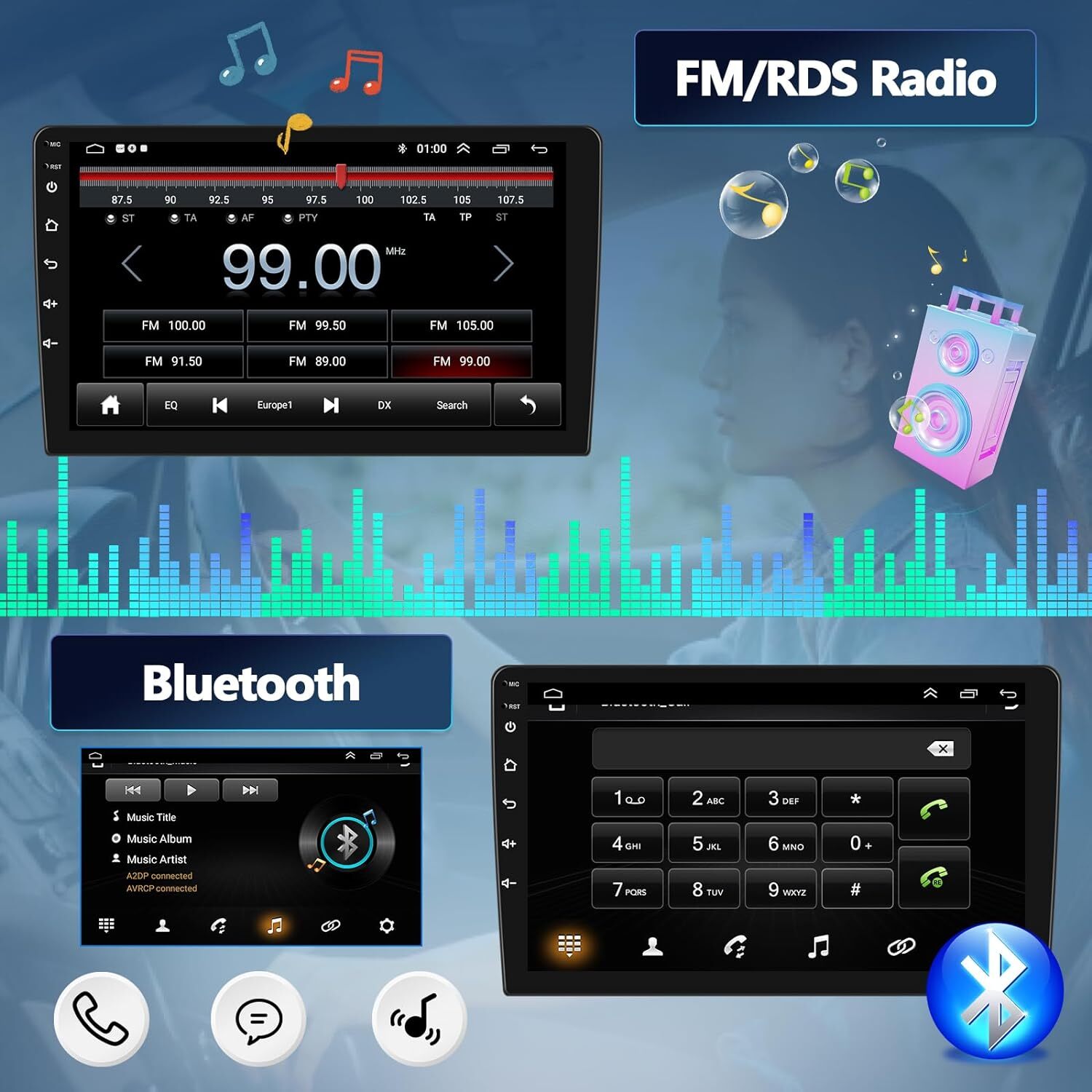 Carplay For Nissan Sentra 2007-2012 Apple Car Radio Stereo Android 13 GPS Navi