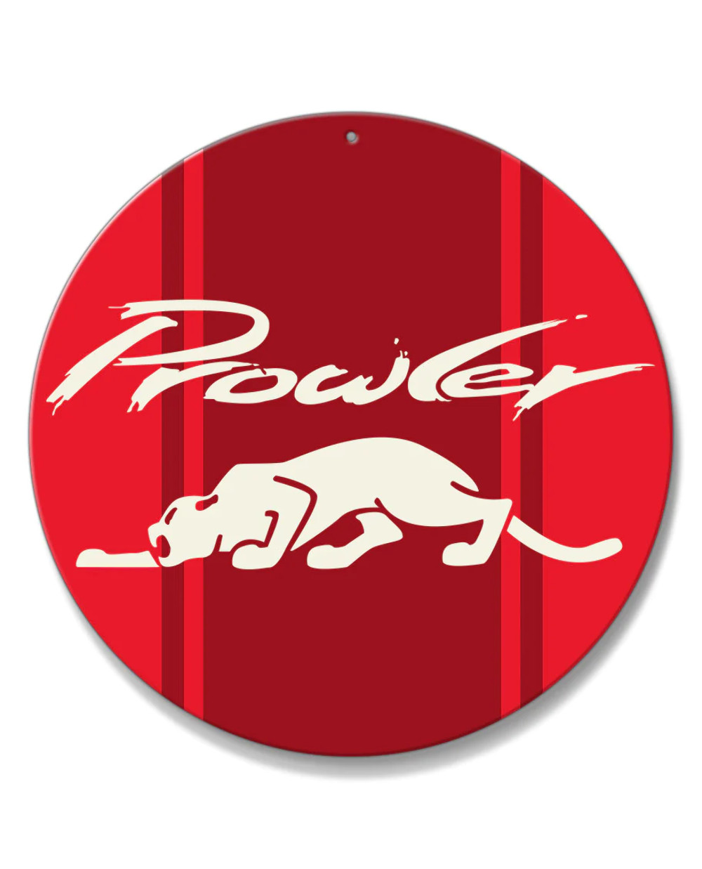 1997 - 2002 Plymouth Prowler Emblem Novelty Round Aluminum Sign - Aluminum - 14