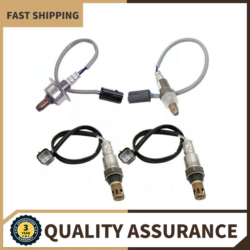 Set of 4 Oxygen Sensors For 2009 2010 Nissan Murano 3.5L V6 Upstream&Downstream