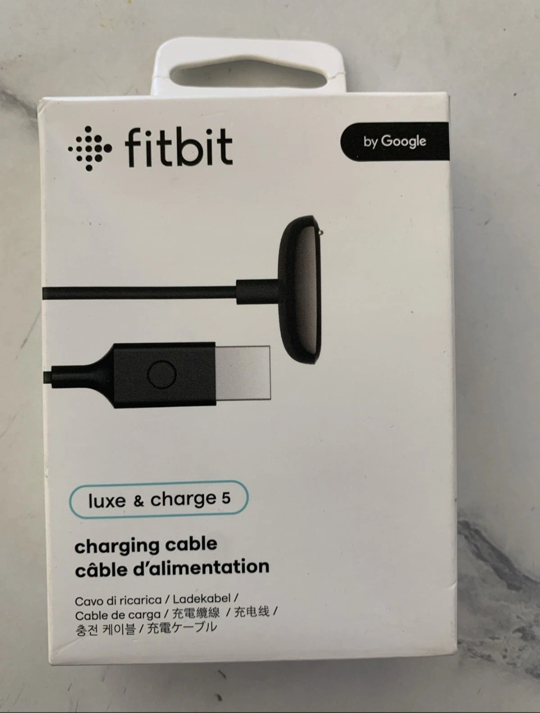 Fitbit Luxe & Charge 5 Black Charging Cable (FB181RCC) - BRAND NEW UNOPENED