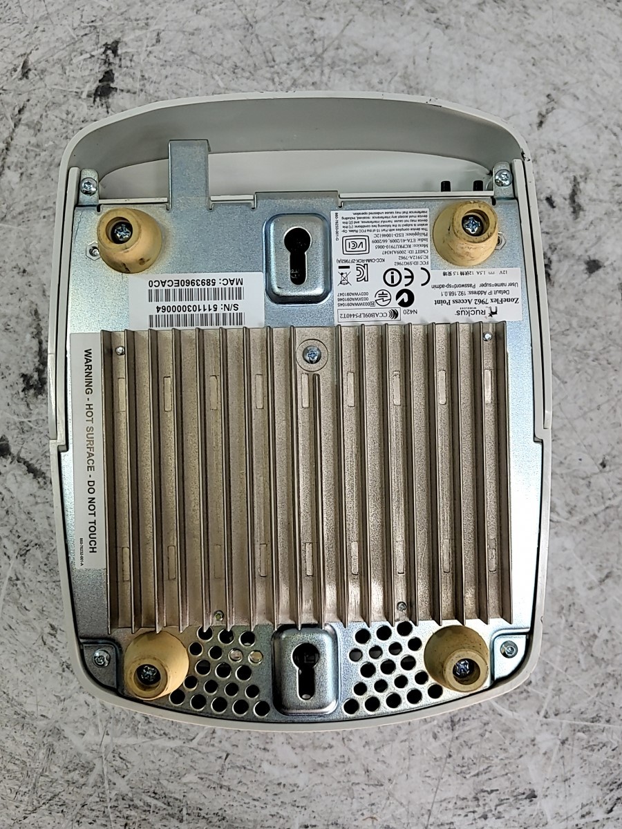 RUCKUS WIRELESS ZONEFLEX 7962 N420 Dual Band Wireless Access Point SEE NOTES