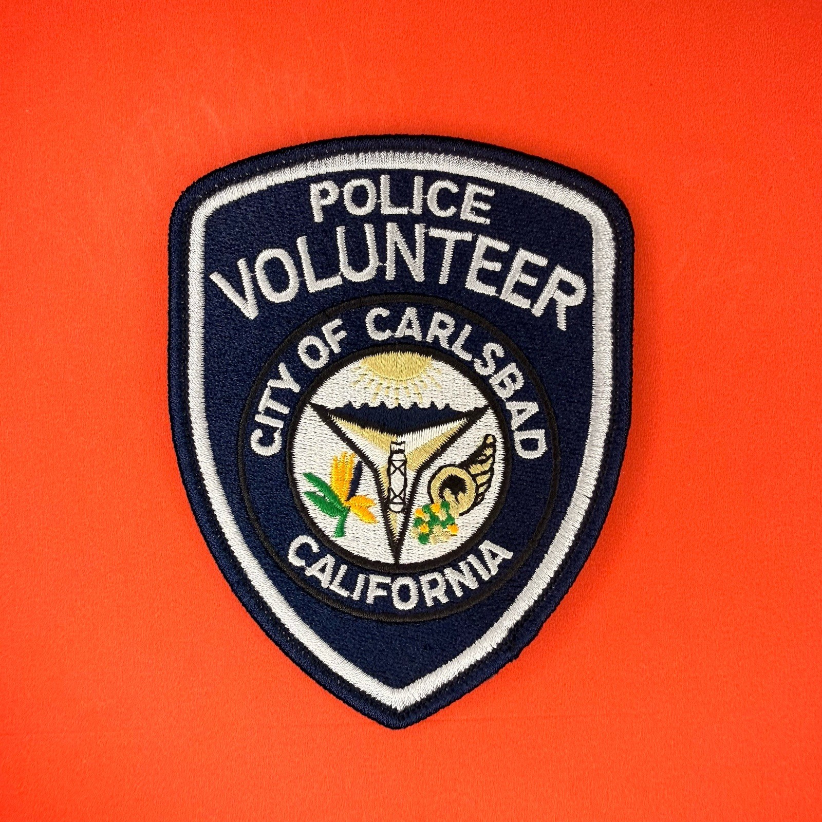Carlsbad California Police Department Volunteer Patch
