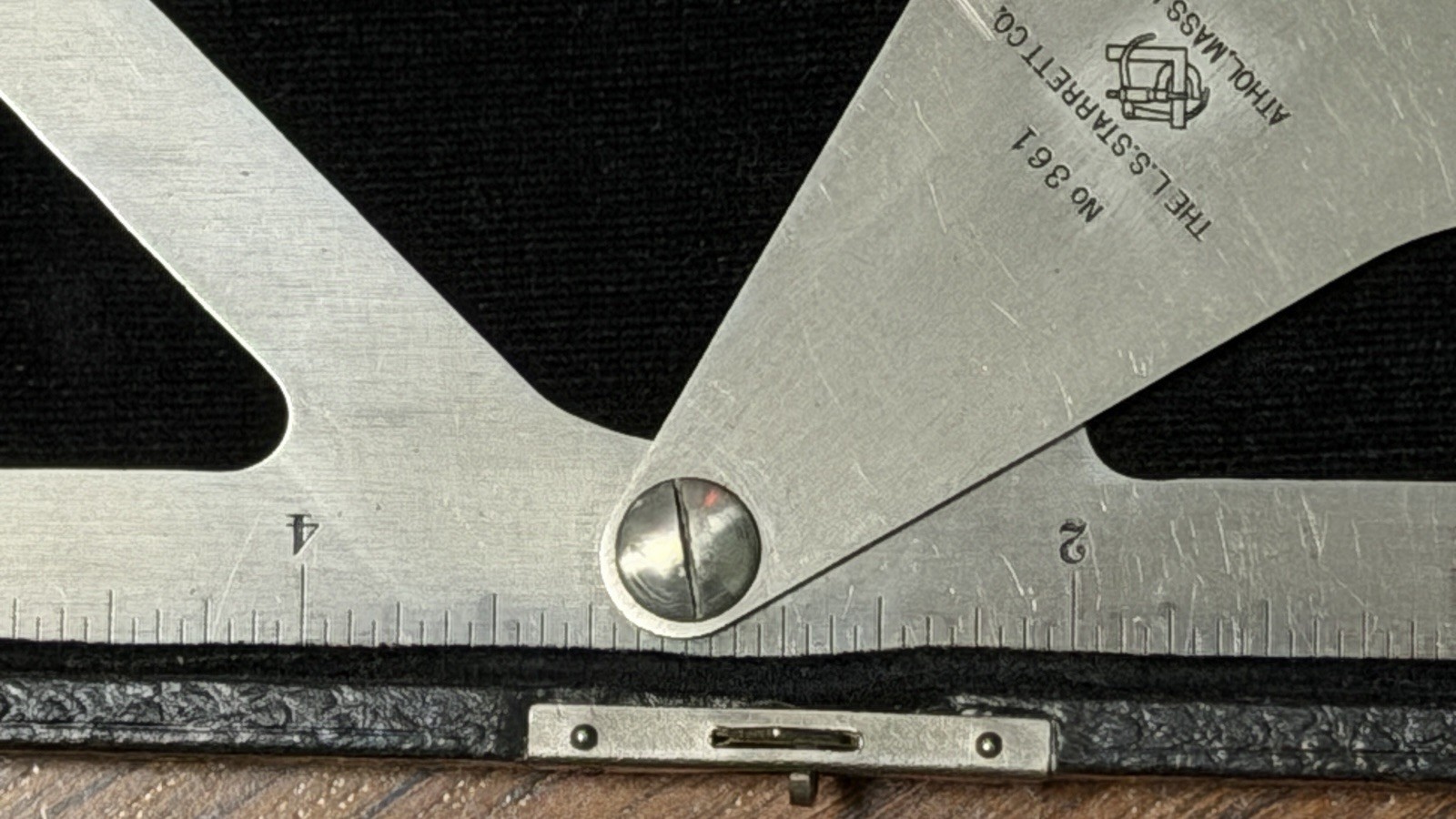 Starrett Draftsman Protractor No. 361 Machining Drafting Engineering