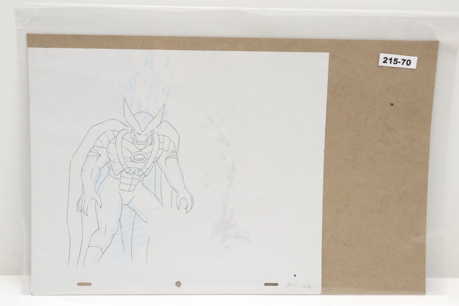 Wild C.A.T.S Original Animation Production Drawing Sketch (215-70)