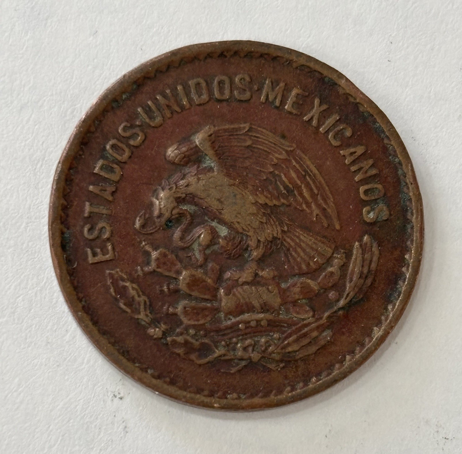 Vintage Assorted Mexican Coins 1957, 1969, 1946, & 1952