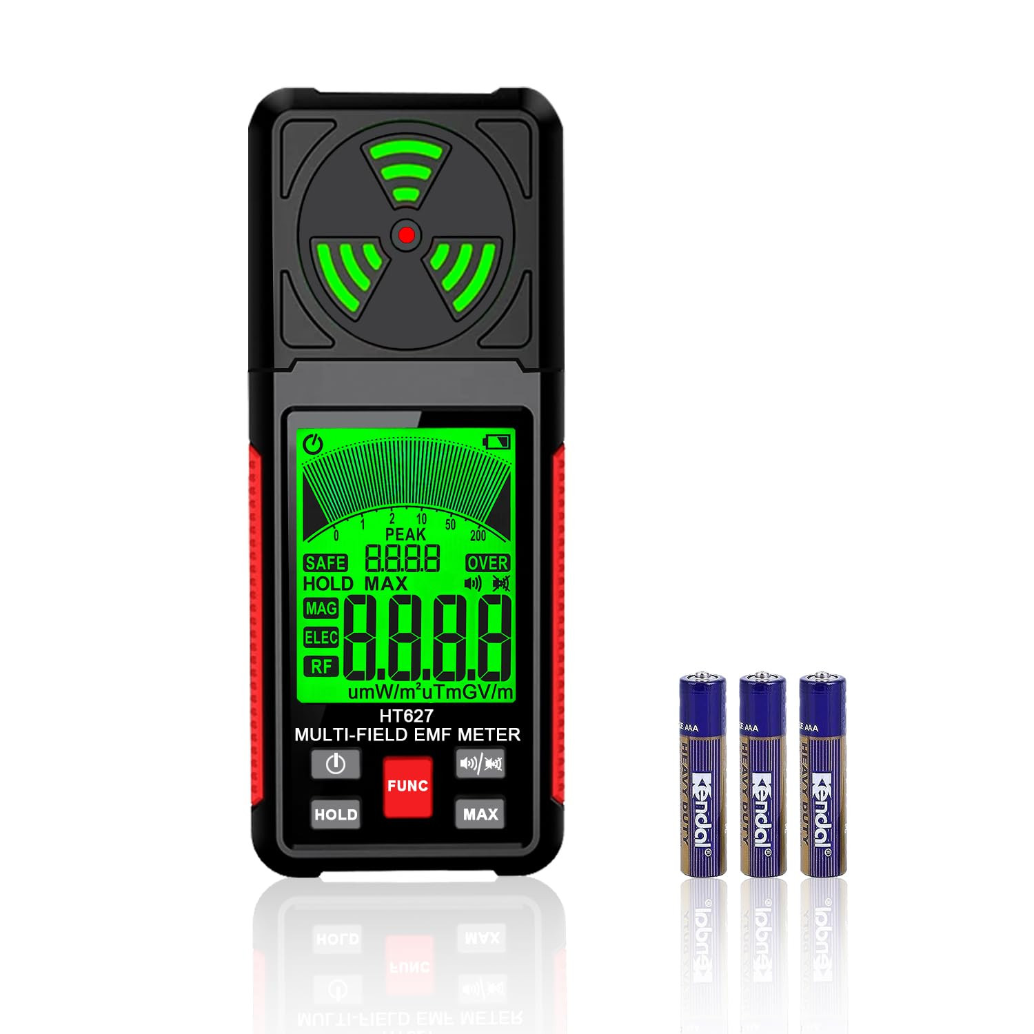 EMF Meter Portable Electromagnetic Field Radiation Detector Ghost Hunting Device