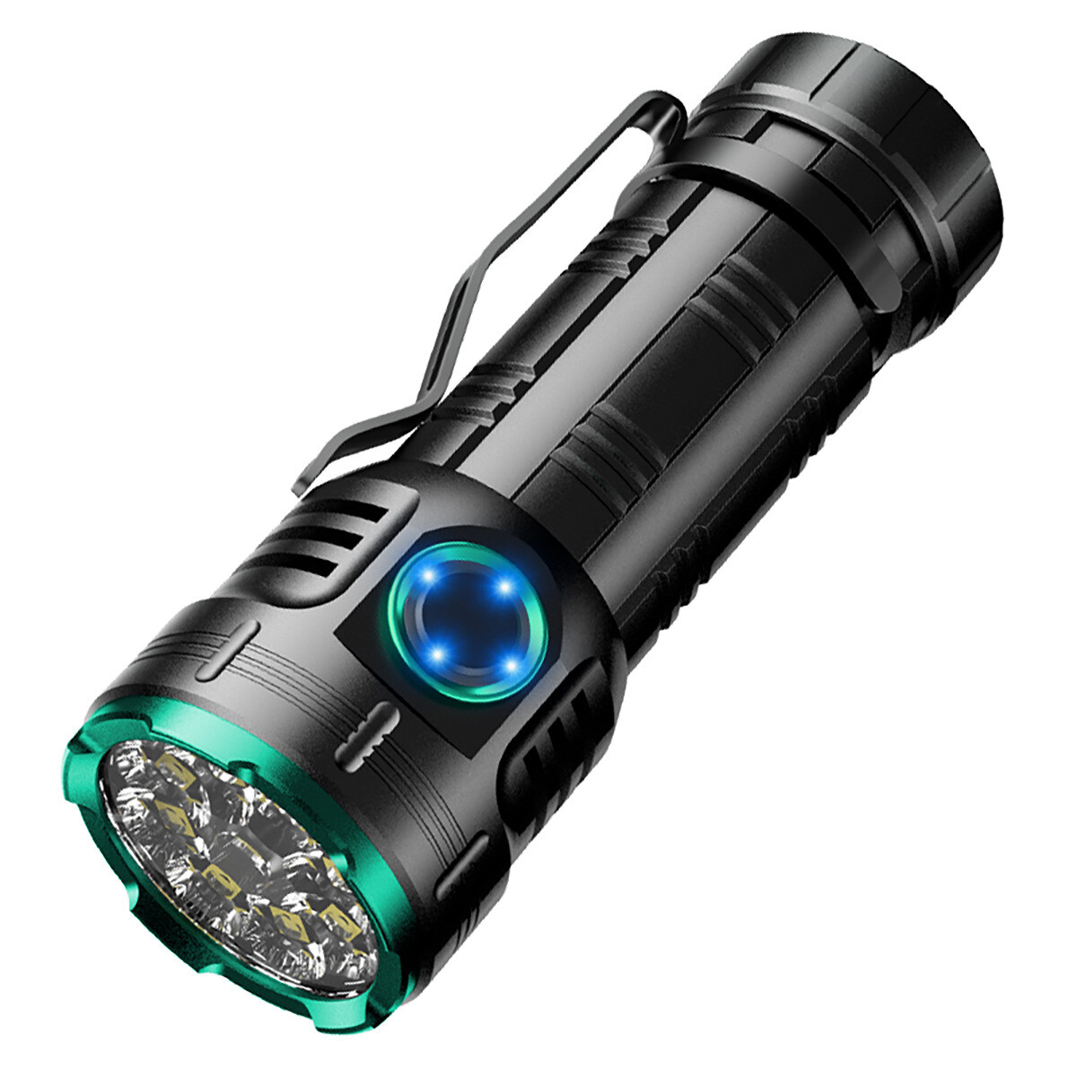 Super Bright 12000000LM Torch 8 LED Flashlight USB Rechargeable Tactical lights