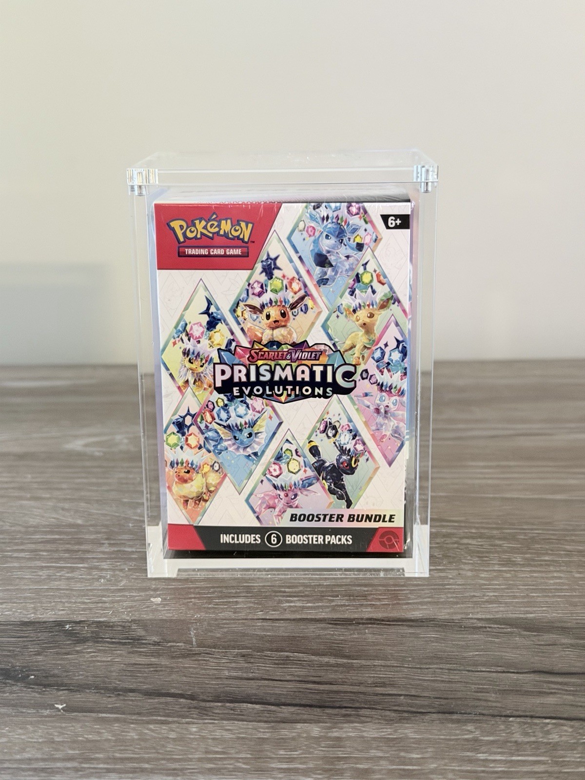 Pokemon Magnetic Booster Bundle Acrylic Case! Pokémon-READ! OLD SIZE-Volume Sale