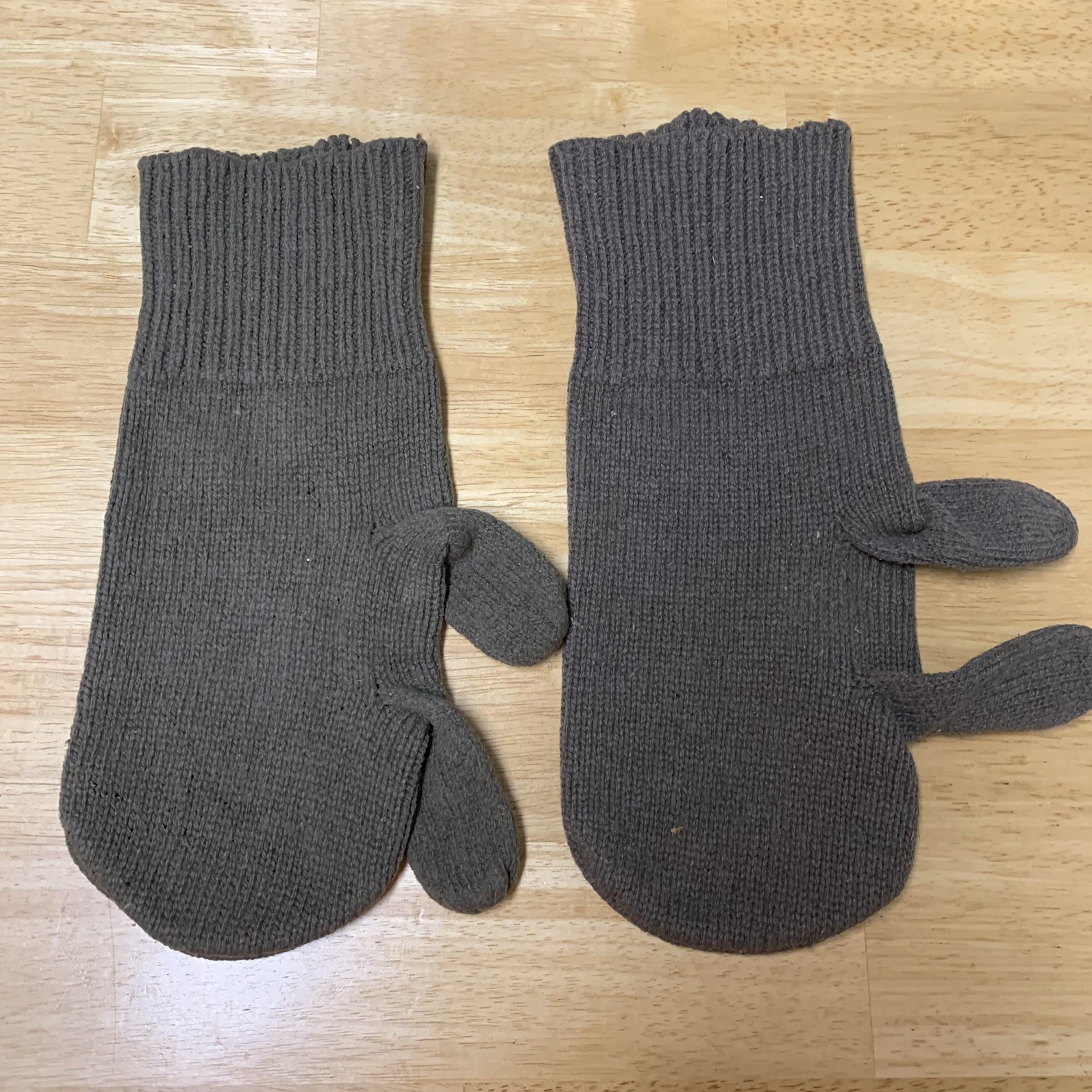 M-1948 Trigger Finger Wool Mitten Insert Size Large Waldorf Knitting Co