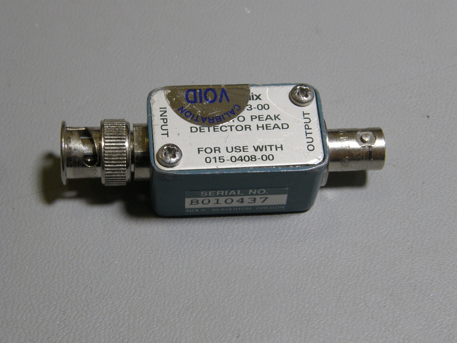 TEKTRONIX 015-0413-00 Peak to Peak Detector Head Use With 015-0408-00 Plug In