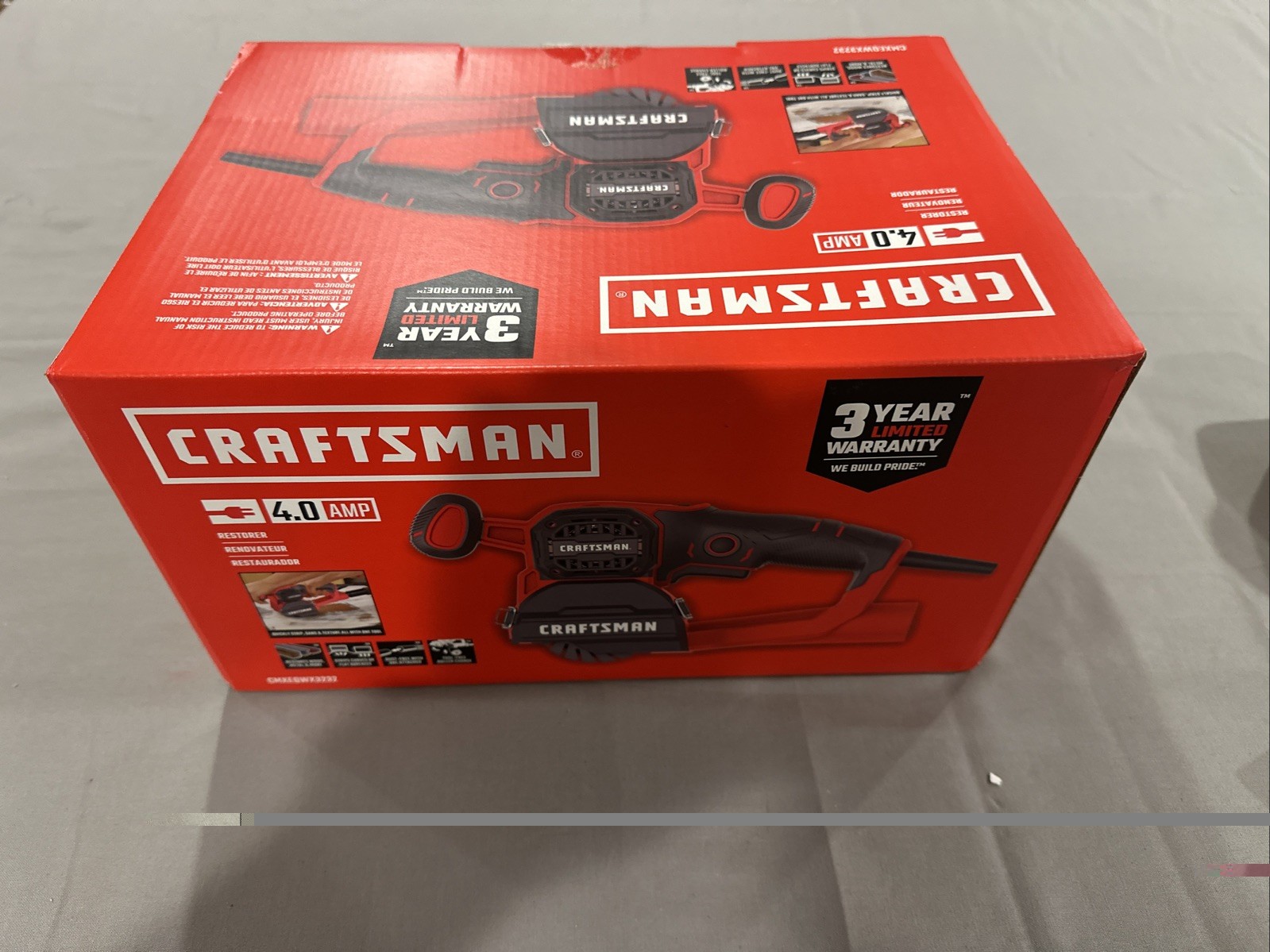 Craftsman Restorer CMXEQWX3232 120-volt 4-Amp Electric Belt Sander