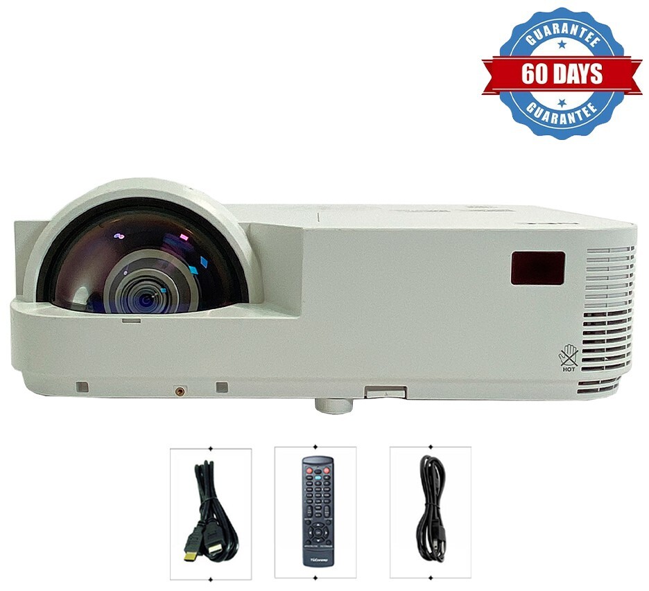 DLP Short-Throw Projector for Home Theater Games 3300 ANSI HDMI w/Accessories