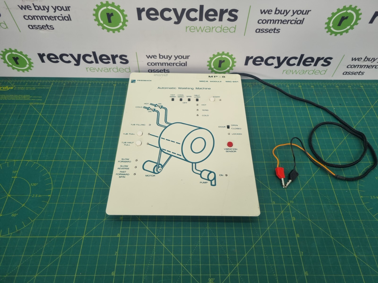 FEEDBACK EDUCATIONAL WASHING MACHINE TRAINING CIRCUIT BOARD TINKERING PROJECT