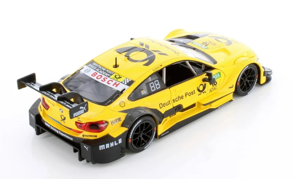 BMW M4 DTM Deutsche Post Racing #16 1/24 Scale Diecast Model - Showcasts